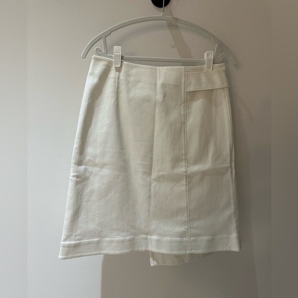NWOT Tory Burch White Denim Skirt Denise | Sz: 6 - Picture 6 of 8